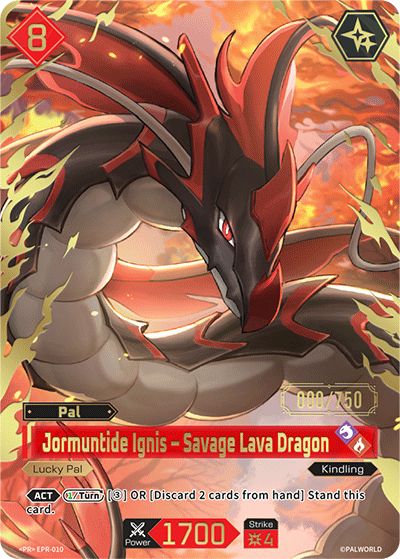 Jormuntide Ignis – Savage Lava Dragon EPR-010 PR card