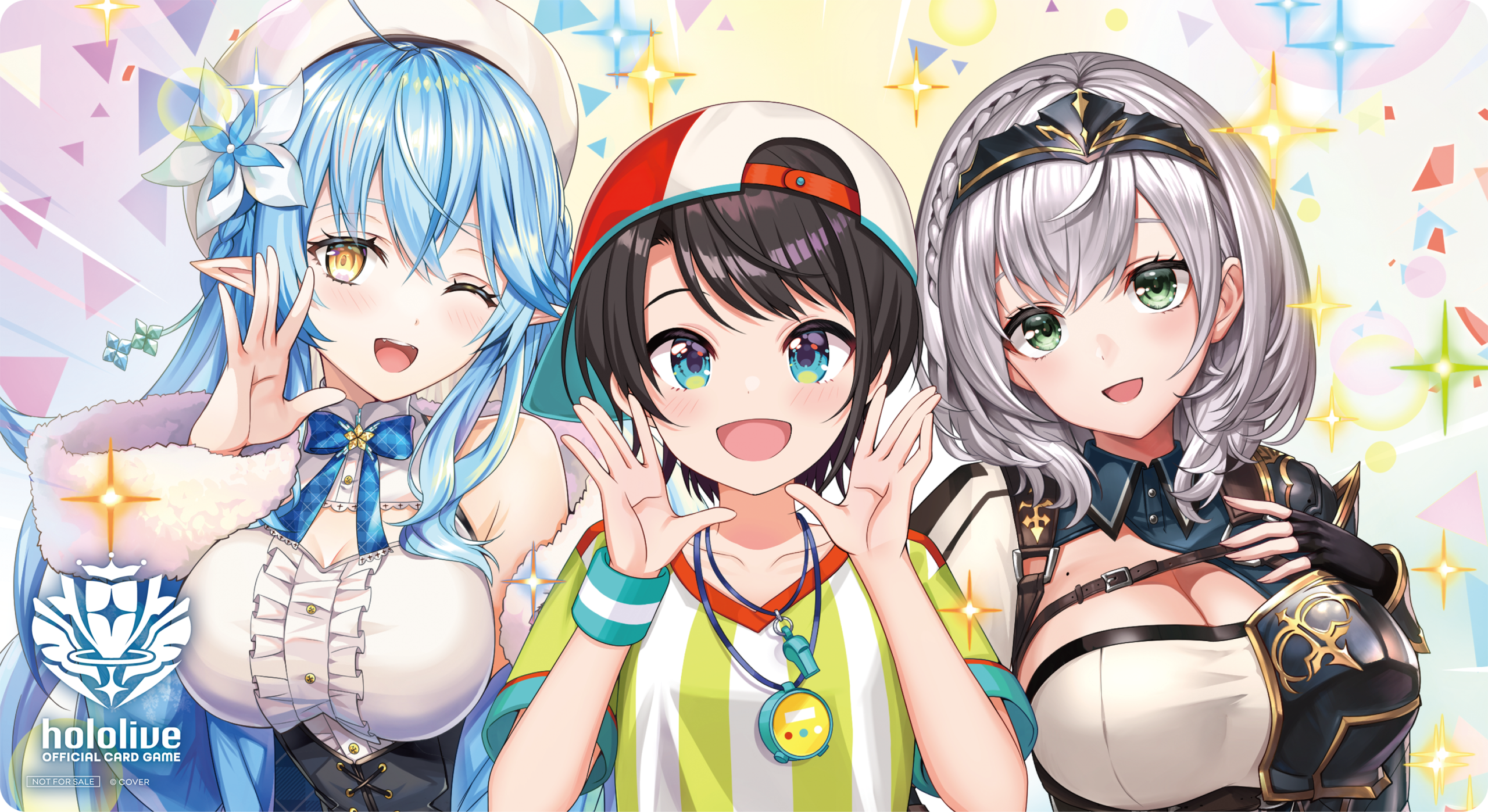 hOCG Bloom cup Champion Playmat