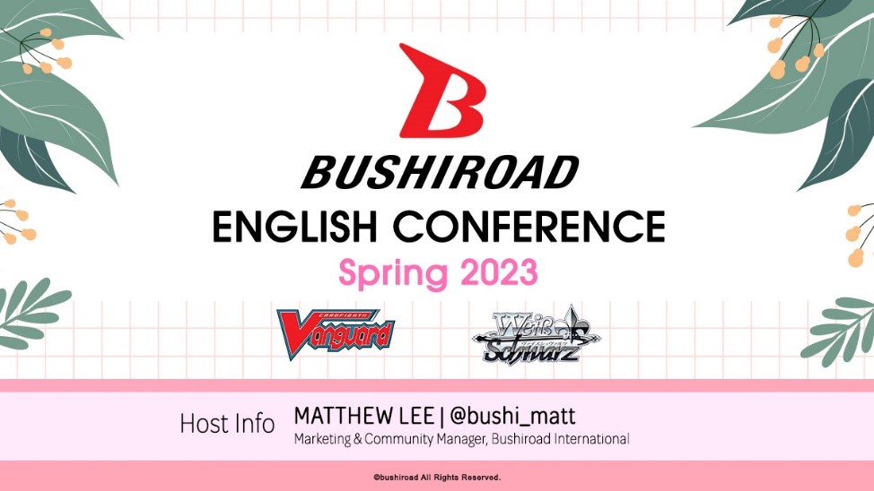 Bushiroad shares further plans for its trading card game titles in 2023 ｜  Bushiroad