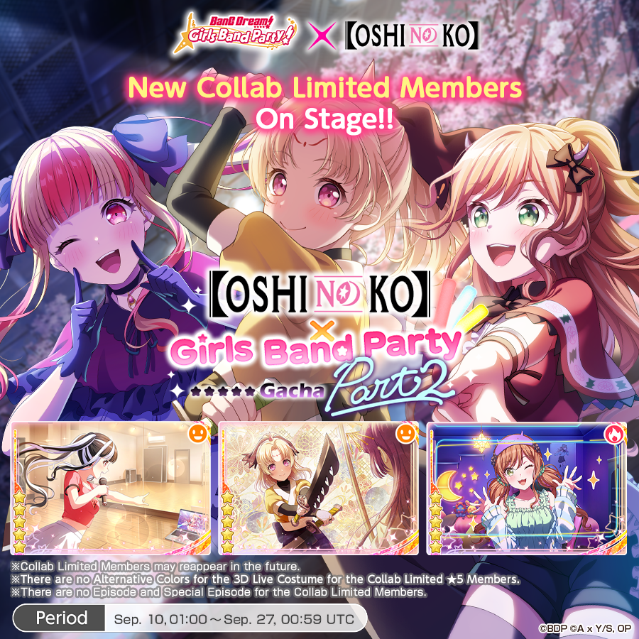 OSHI NO KO Gacha Part 2 featuring Chisato, Lisa, and PAREO