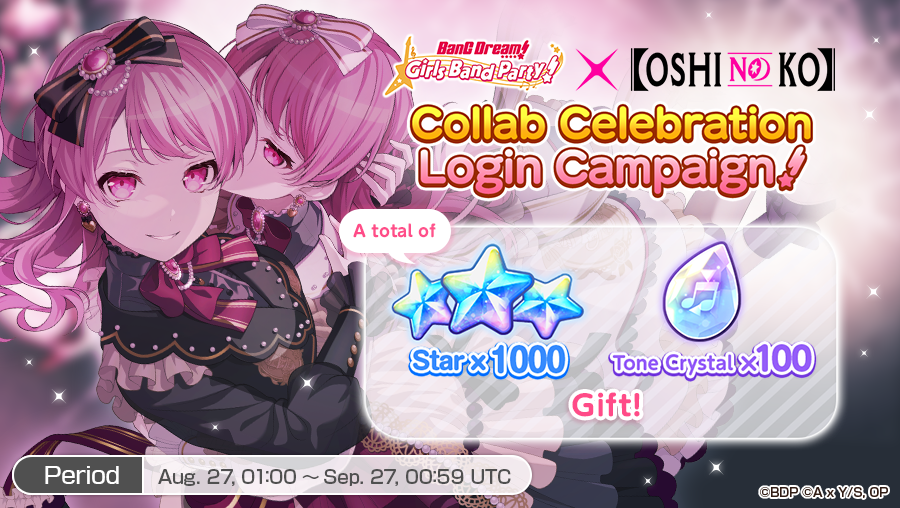 Collab Celebration Login Campaign rewards
