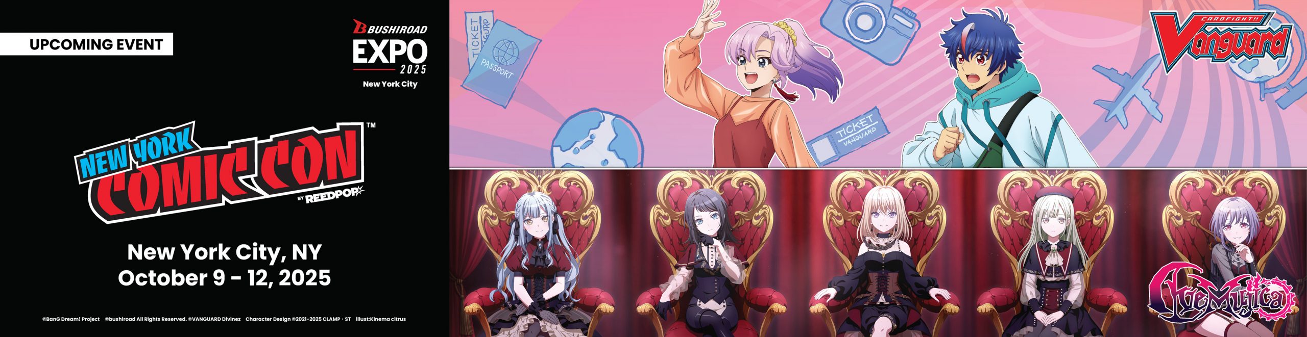 Bushiroad EXPO returns to New York Comic Con 2025!