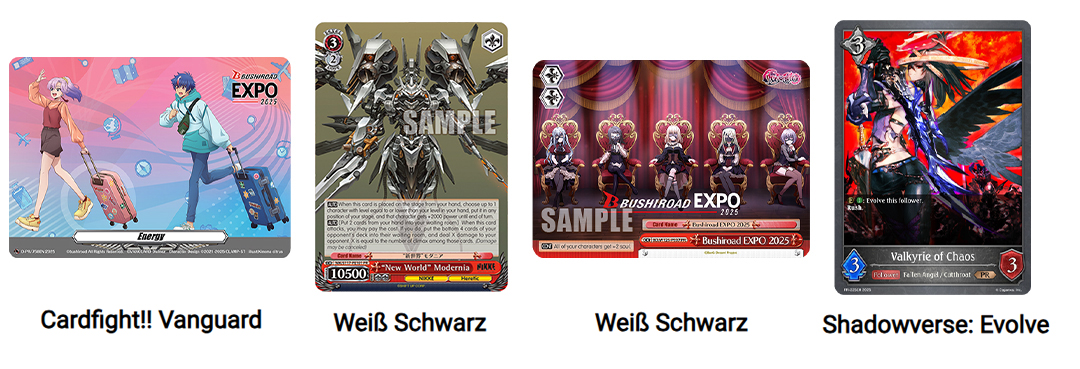 Bushiroad EXPO 2025 Demo Session Promo Cards
