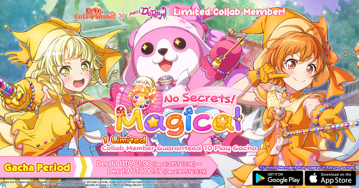 No Secrets! Magical 1 Limited Collab Member Guaranteed 10 Play Gacha