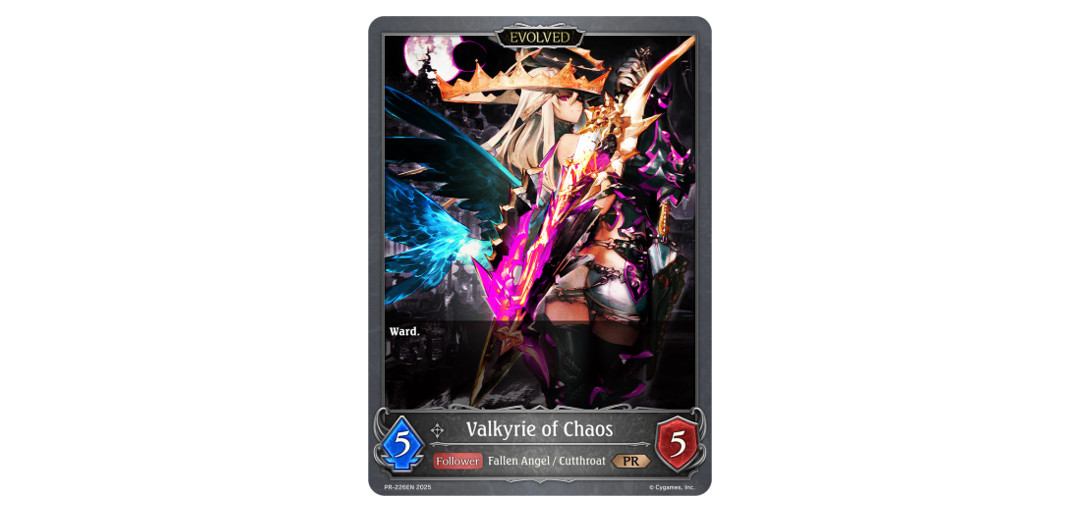 Bushiroad EXPO 2025 Valkyrie of Chaos (evolved)